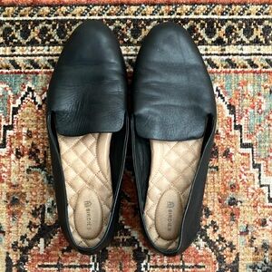 Birdies The Starling Loafers | Black Jet Leather | Women’s Size 10